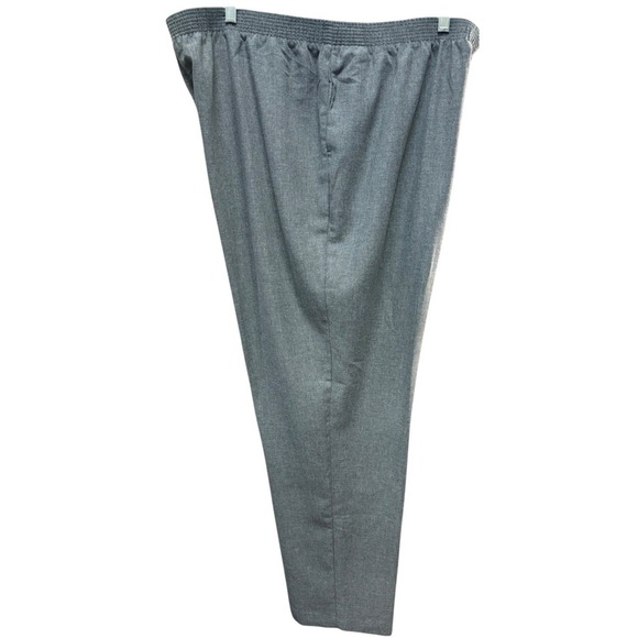 Allison Daley Pants - Allison Daley Pants Womens 24W Gray Elastic Waist Pull On Career Plus Size